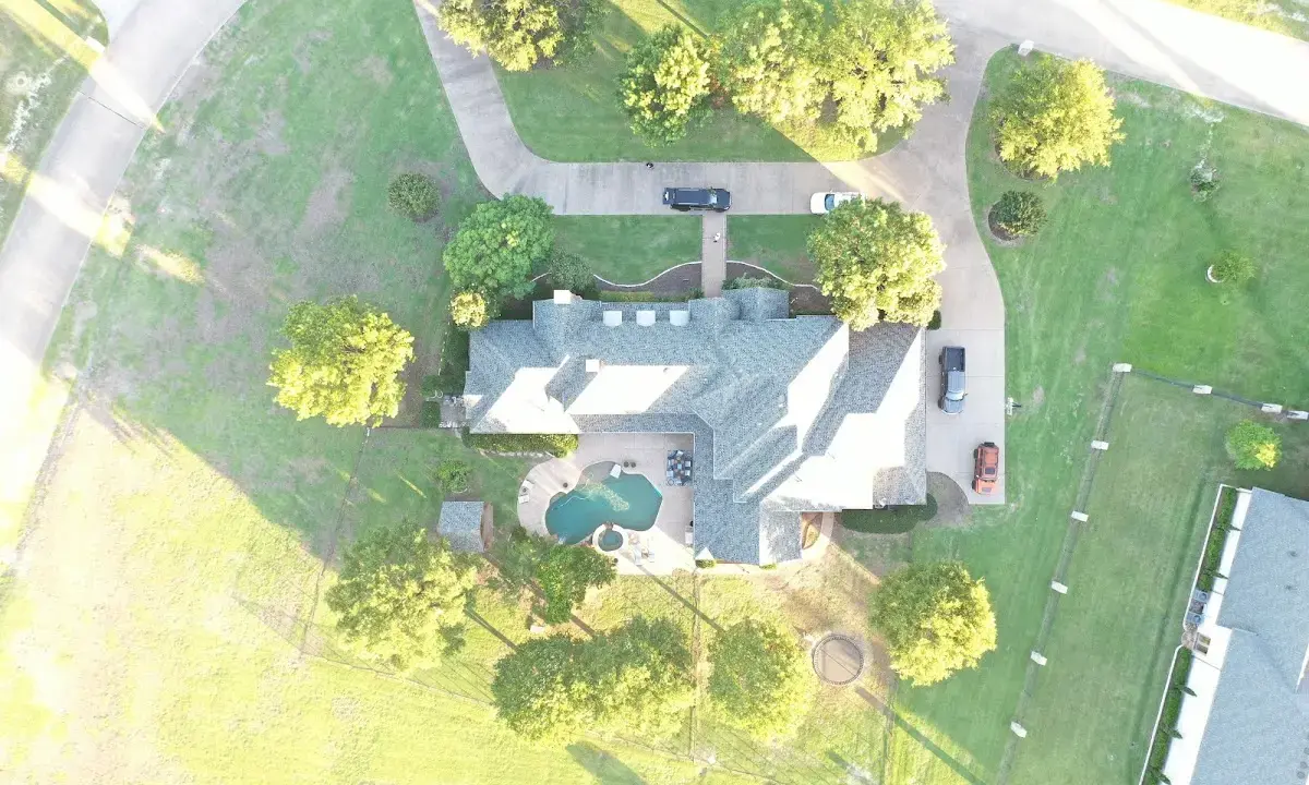 New shingle roof installation on a home in Beaufort